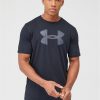 selling ua big logo t shirt black 5efc819cdbbc1