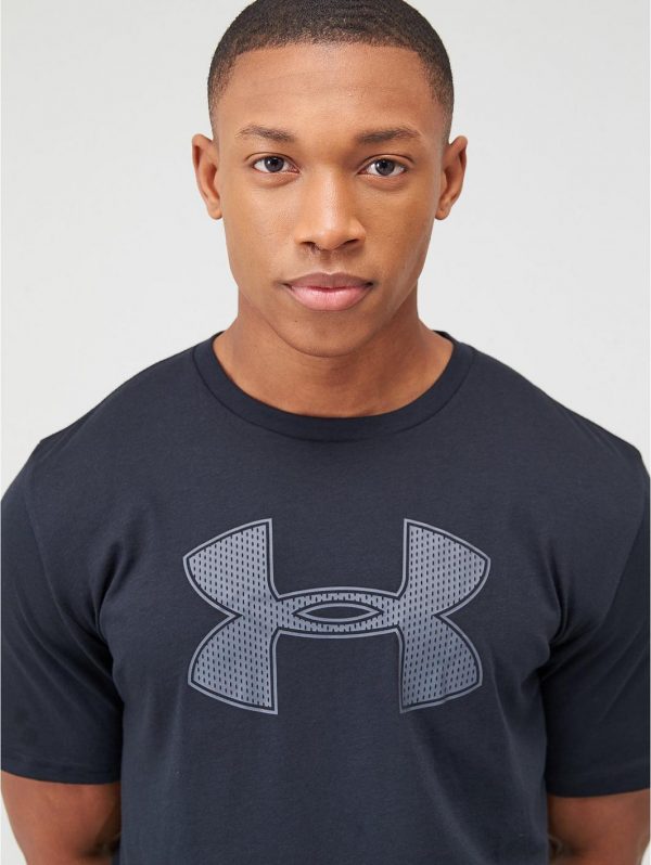 selling ua big logo t shirt black 5efc819f35720