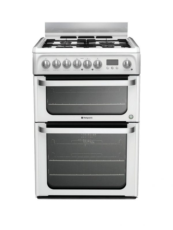 selling ultima hud61ps 60cm dual fuel cooker with gas hob white 5f081bc038cc5