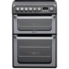 selling ultima hue61gs 60cm double oven electric cooker with ceramic hob graphite 5f0577ca68b80