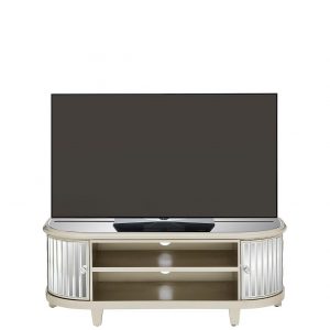 selling venetian 2 door curved glass tv unit fits up to 50 inch tv 5f1c0a6dd37a1