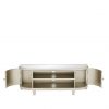 selling venetian 2 door curved glass tv unit fits up to 50 inch tv 5f1c0a7171bb3