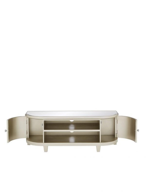selling venetian 2 door curved glass tv unit fits up to 50 inch tv 5f1c0a7171bb3