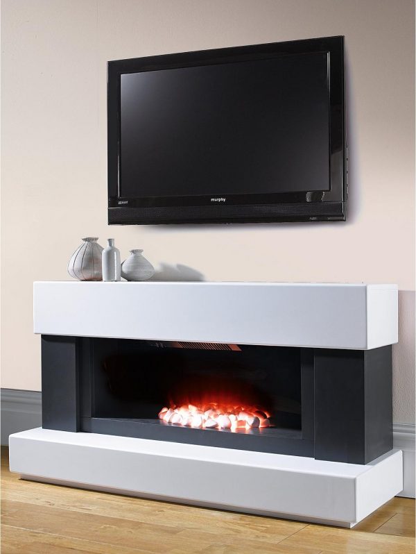selling verona white grey electric fireplace suite 5f057b7975a5e