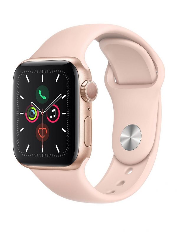 selling watch series 5 gps 40mm gold aluminium case with pink sand sport band 5f1e79c6c695f