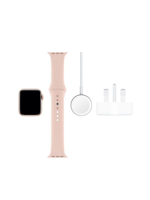 selling watch series 5 gps 40mm gold aluminium case with pink sand sport band 5f1e79d02ab17
