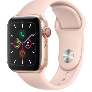 selling watch series 5 gps cellular 40mm gold aluminium case with pink sand sport band 5f211ccccf5b5