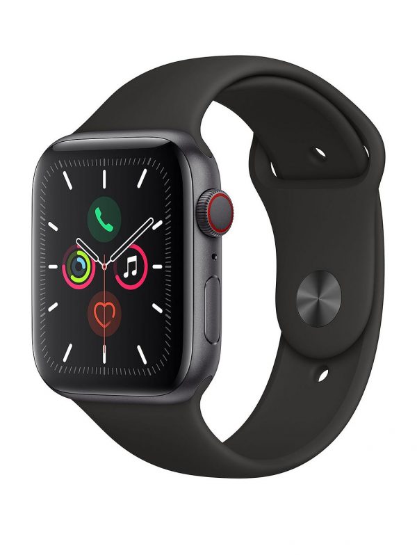 selling watch series 5 gps cellular 44mm space grey aluminium case with black sport band 5f1d28502592e
