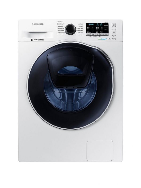 selling wd80k5b10ow eu 8kg wash 6kg dry 1400 spin addwash washer dryer with ecobubble technology white 5f06d2e6e58c5