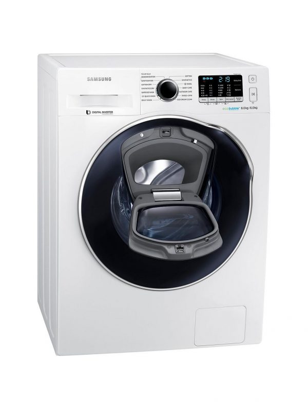 selling wd80k5b10ow eu 8kg wash 6kg dry 1400 spin addwash washer dryer with ecobubble technology white 5f06d2e7935d4
