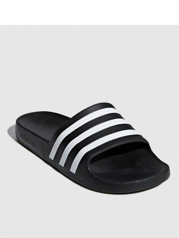 shoe special sale adilette aqua black 5f030f6eb1cd2