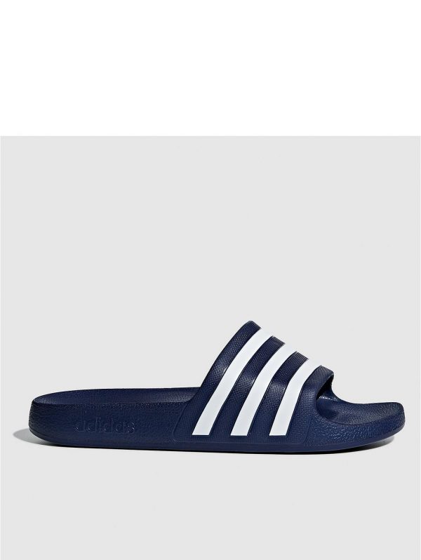 shoe special sale adilette aqua slides navy 5efc77c0a586f