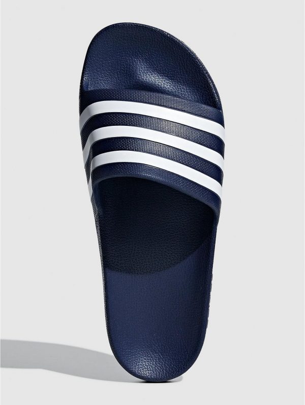 shoe special sale adilette aqua slides navy 5efc77c15de65