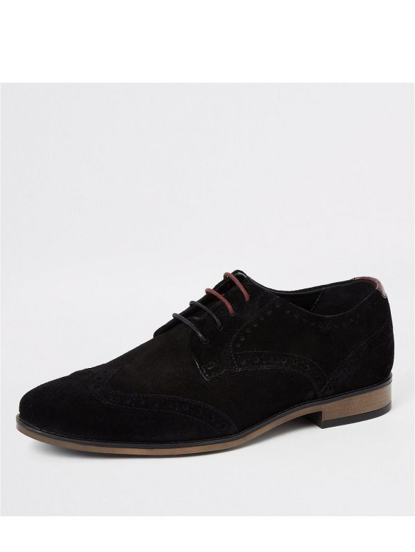 shoe special sale suede lace up brogue black 5f0460c585402