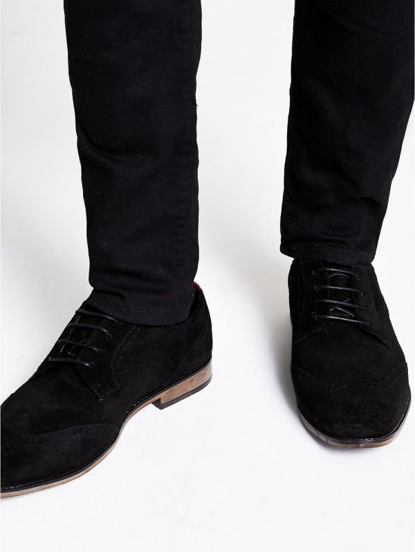 shoe special sale suede lace up brogue black 5f0460c65f9c9