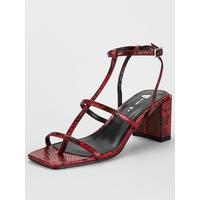 special sale bellamy square toe strappy sandal red 5efdcbcd33a31
