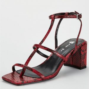 special sale bellamy square toe strappy sandal red 5efdcbd1976ea