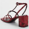 special sale bellamy square toe strappy sandal red 5efdcbd26cd0e