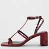 special sale bellamy square toe strappy sandal red 5efdcbd3674b2