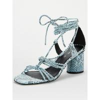 special sale brandi rope tie sandal blue 5f0311daf08d6