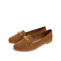 special sale chain detail loafers tan 5f1d133cc9608
