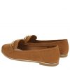 special sale chain detail loafers tan 5f1d134a6e74a