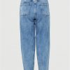 special sale high waist pleat top slouch jean mid wash 5efdc036efc4b