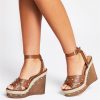 special sale pearl detail wedge light brown 5f031226812b2