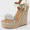 special sale perspex wedge sandals beige 5f03127cefea8