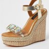 special sale wide fit perspex wedge sandals beige 5f031269bea1f