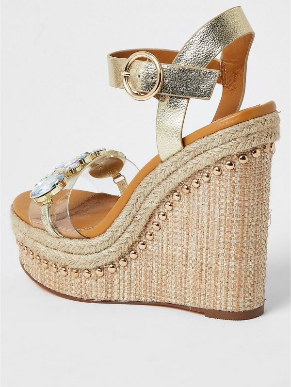 special sale wide fit perspex wedge sandals beige 5f03126b6d16d