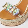 special sale wide fit perspex wedge sandals beige 5f03126d05e15
