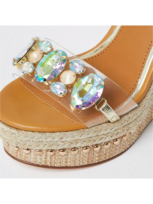 special sale wide fit perspex wedge sandals beige 5f03126d05e15