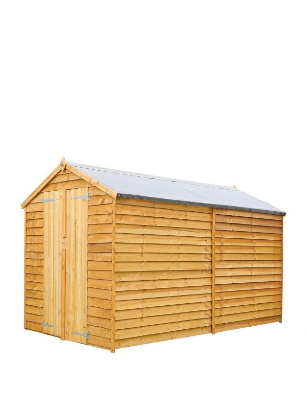 buy 10 x 6ft overlap apex windowless shed 5f3234d7e1069