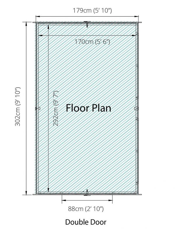 buy 10 x 6ft overlap apex windowless shed 5f3234df787b9