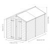 buy 10 x 6ft overlap apex windowless shed 5f3234e186b05