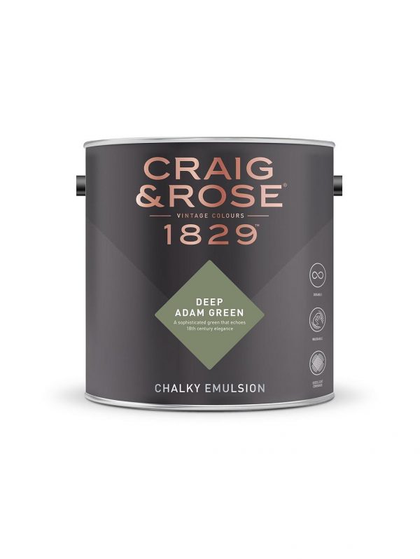 buy 1829 deep adam green chalky emulsion 2 5l 5f4b41614662b