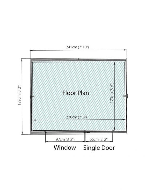 buy 8 x 6ft great value overlap reverse apex shed with window 5f49ead4cc1b0