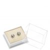 buy 9 carat white gold 6 5mm cubic zirconia knot earrings 5f3d2888f0f32