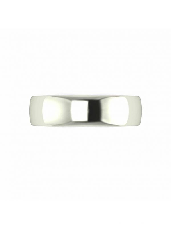 buy 9 carat white gold d shape wedding band 5 mm 5f2ff77e6c084