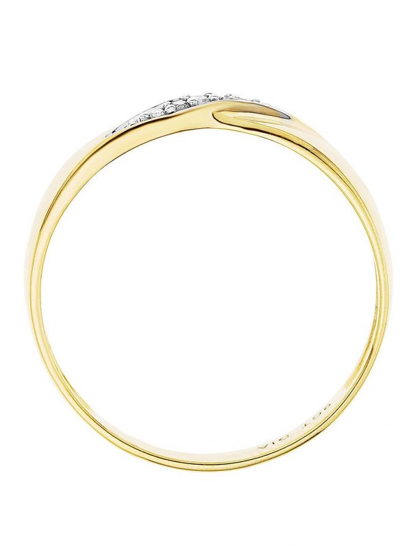 buy 9 carat yellow gold twist diamond set wedding band 3 mm 5f2ce4ee331ae
