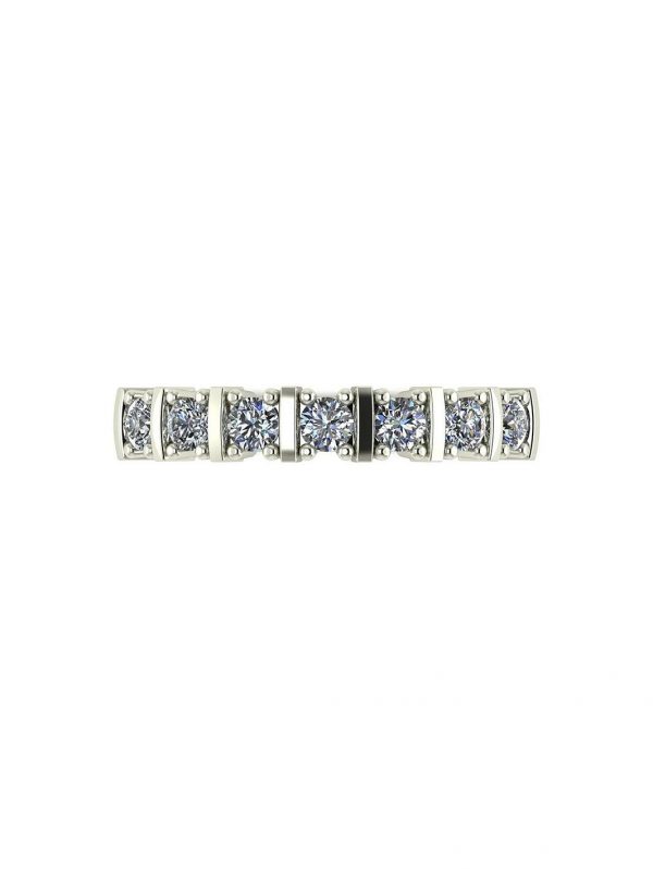 buy 9ct gold 1 2 carat eq moissanite 7 stone eternity ring 5f279f1c1af0d