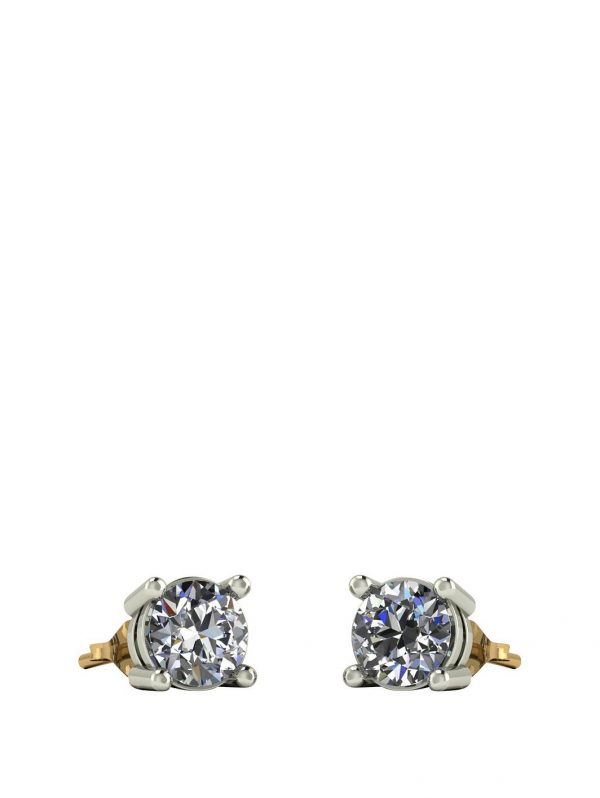 buy 9ct gold 1 carat 5mm earrings 5f3e7b56de924