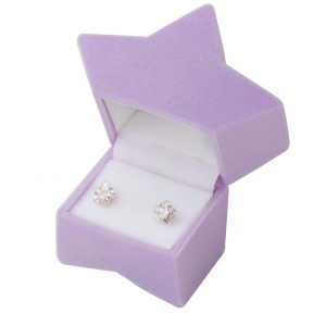 buy 9ct gold 6mm star cz stud earrings in a star gift box 5f4271162e512