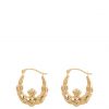 buy 9ct gold claddagh creole hoop earrings 5f3fcb8b38393