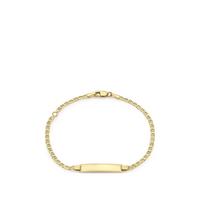 buy 9ct gold flat chain id bar bracelet 5f490559ebaf0