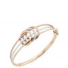 buy 9ct gold rose gold and white gold sparkle bangle 5f33ed5b3063d