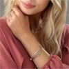 buy 9ct gold rose gold and white gold sparkle bangle 5f33ed5c0e484