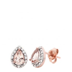 buy 9ct rose gold morganite and diamond earrings 5f2ea850bbcf0