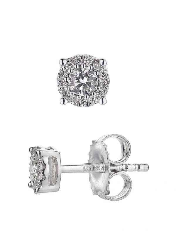 buy 9ct white gold 18pt diamond solitaire stud earrings 5f26c074ab4b1